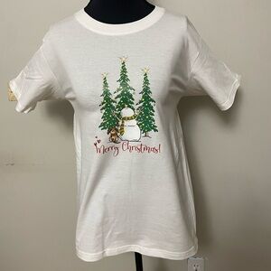White Christmas Graphic T-Shirt